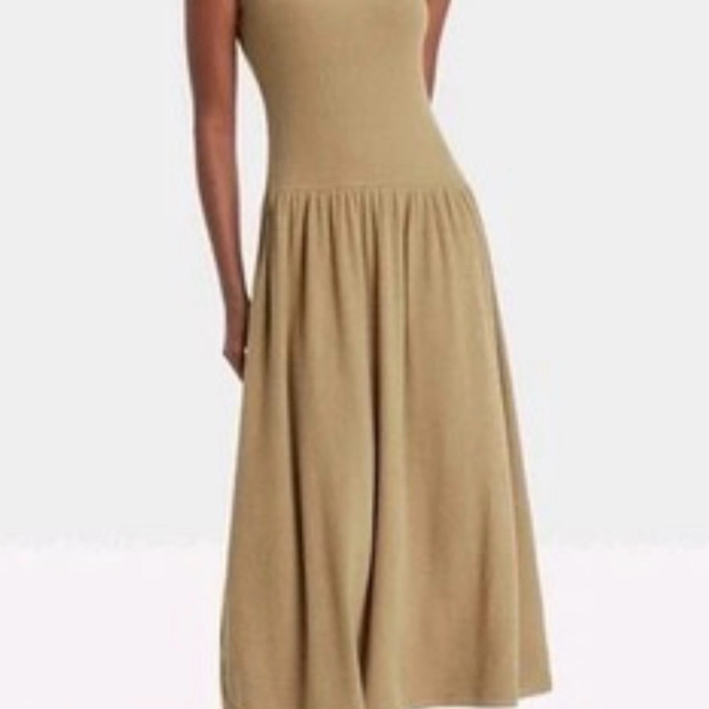 Universal Thread Sleeveless Maxi Dress in Tan - Picture 3 of 4